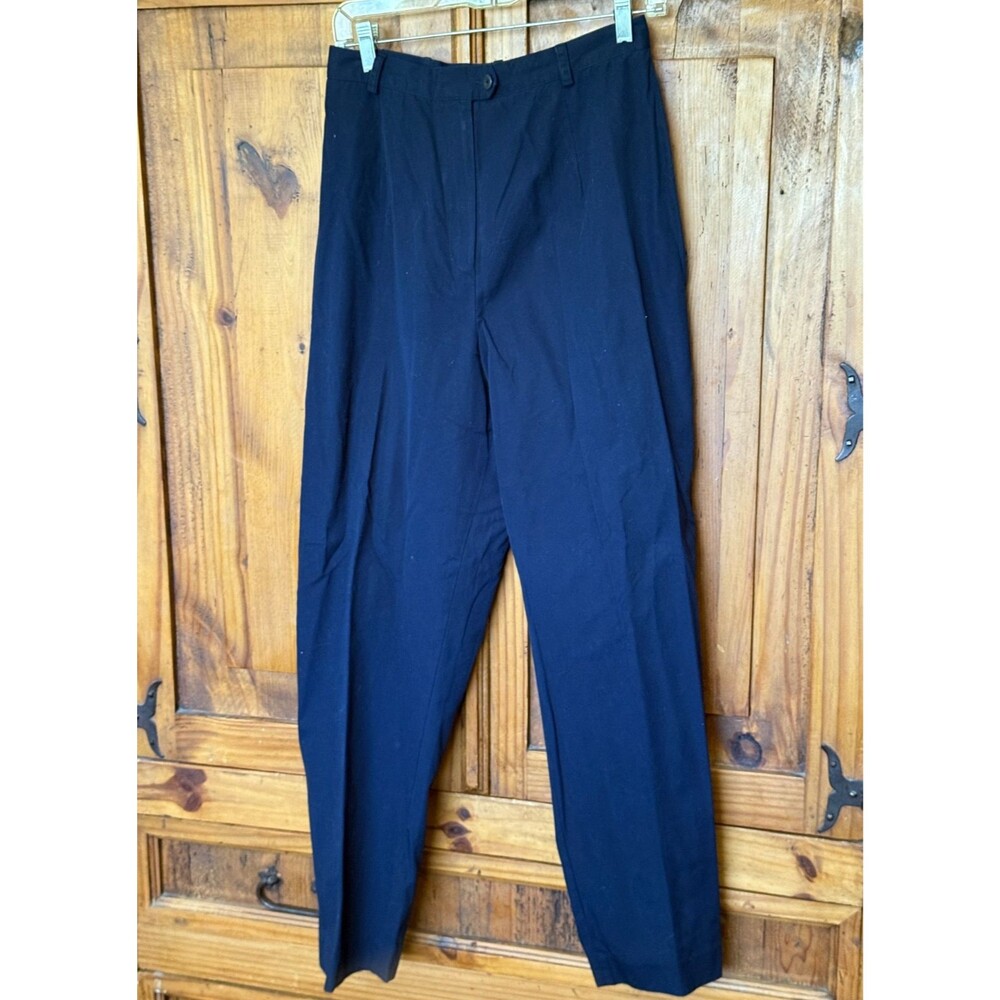 Vintage New Lauren Ralph Lauren High Rise Flat Front Straight Leg Pants Size 12